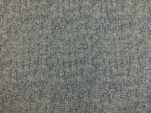 Load image into Gallery viewer, Designer Water &amp; Stain Resistant Linen Viscose Navy Blue Cream MCM Mid Century Modern Herringbone Upholstery Fabric