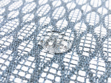 Load image into Gallery viewer, Aqua Slate Blue Grey White Water &amp; Stain Resistant Woven Geometric Upholstery Drapery Fabric