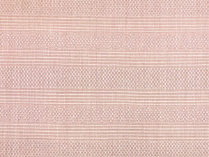 Designer Indoor Outdoor Woven Straw Polypropylene Mauve Basketweave Upholstery Fabric