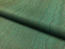 Load image into Gallery viewer, Designer Water &amp; Stain Resistant Teal Blue Grey Abstract Geometric Upholstery Fabric