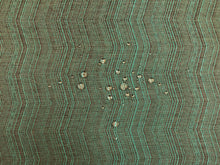 Load image into Gallery viewer, Designer Water &amp; Stain Resistant Teal Blue Grey Abstract Geometric Upholstery Fabric
