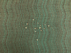 Designer Water & Stain Resistant Teal Blue Grey Abstract Geometric Upholstery Fabric