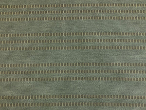 Designer Grey Taupe Rustic Woven Stripe Upholstery Fabric