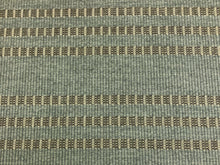 Load image into Gallery viewer, Designer Grey Taupe Rustic Woven Stripe Upholstery Fabric