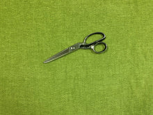 Load image into Gallery viewer, 1 3/4 Yd Designer Lime Green MCM Mid Century Modern Woven Chenille Upholstery Fabric