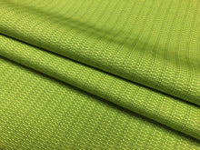 Load image into Gallery viewer, Designer Lime Green Geometric Upholstery Drapery Fabric