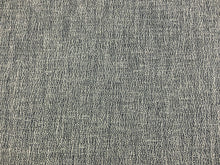 Load image into Gallery viewer, 1 1/2 Yd Designer Wool Linen Navy Blue White MCM Mid Century Modern Tweed Upholstery Fabric