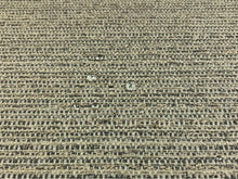 Load image into Gallery viewer, Designer Water &amp; Stain Resistant Grey Cream MCM Mid Century Modern Tweed Upholstery Fabric
