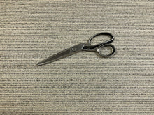 Load image into Gallery viewer, Designer Water &amp; Stain Resistant Grey Cream MCM Mid Century Modern Tweed Upholstery Fabric