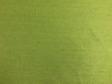 Load image into Gallery viewer, Designer Linen Viscose Lime Green Cream Herringbone MCM Mid Century Modern Upholstery Fabric