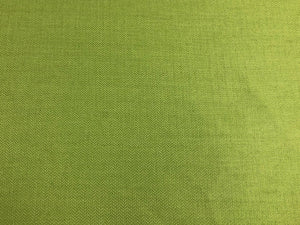 Designer Linen Viscose Lime Green Cream Herringbone MCM Mid Century Modern Upholstery Fabric