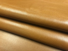 Load image into Gallery viewer, Caramel Brown Faux Leather Vegan Upholstery Vinyl