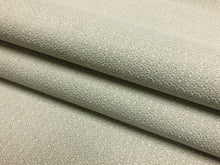 Load image into Gallery viewer, 1 2/3 Yd Designer Water &amp; Stain Resistant Cream Chenille MCM Mid Century Modern Upholstery Fabric