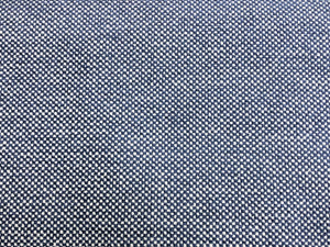 Designer Blue Off White Tweed MCM Mid Century Modern Upholstery Fabric