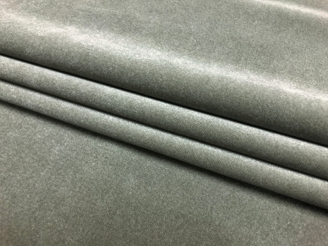 Designer Grey Upholstery Velvet Fabric