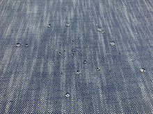Load image into Gallery viewer, Designer Water &amp; Stain Resistant Royal Blue White MCM Mid Century Modern Tweed Upholstery Fabric