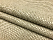 Load image into Gallery viewer, 1 1/2 Yd Designer Water &amp; Stain Resistant Linen Flax Beige Taupe Woven Upholstery Fabric