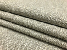 Load image into Gallery viewer, Designer Water &amp; Stain Resistant Cream Beige MCM Mid Century Modern Tweed Upholstery Fabric