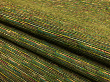 Load image into Gallery viewer, Lee Jofa Gymkhara Weave Green Chartreuse Purple Lime Rustic Kilim Upholstery Fabric / Jungle