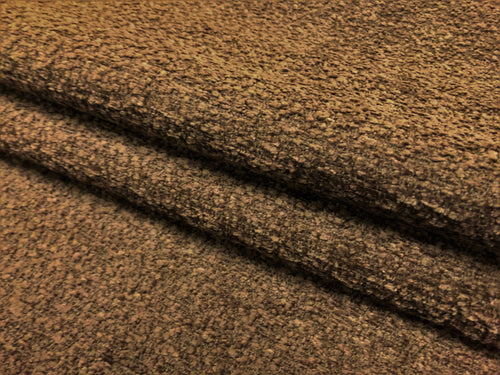 Designer Espresso Brown Textured Chenille Upholstery Fabric