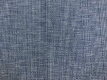 Load image into Gallery viewer, 1 1/3 Yd Designer Water &amp; Stain Resistant Navy Blue Grey MCM Mid Century Modern Tweed Upholstery Fabric