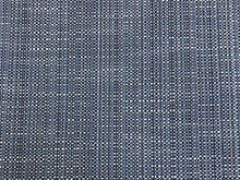 Load image into Gallery viewer, 1 1/3 Yd Designer Water &amp; Stain Resistant Navy Blue Grey MCM Mid Century Modern Tweed Upholstery Fabric