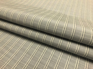 Perennials Ascot Stripe Tin Grey Black Nautical Outdoor Upholstery Fabric