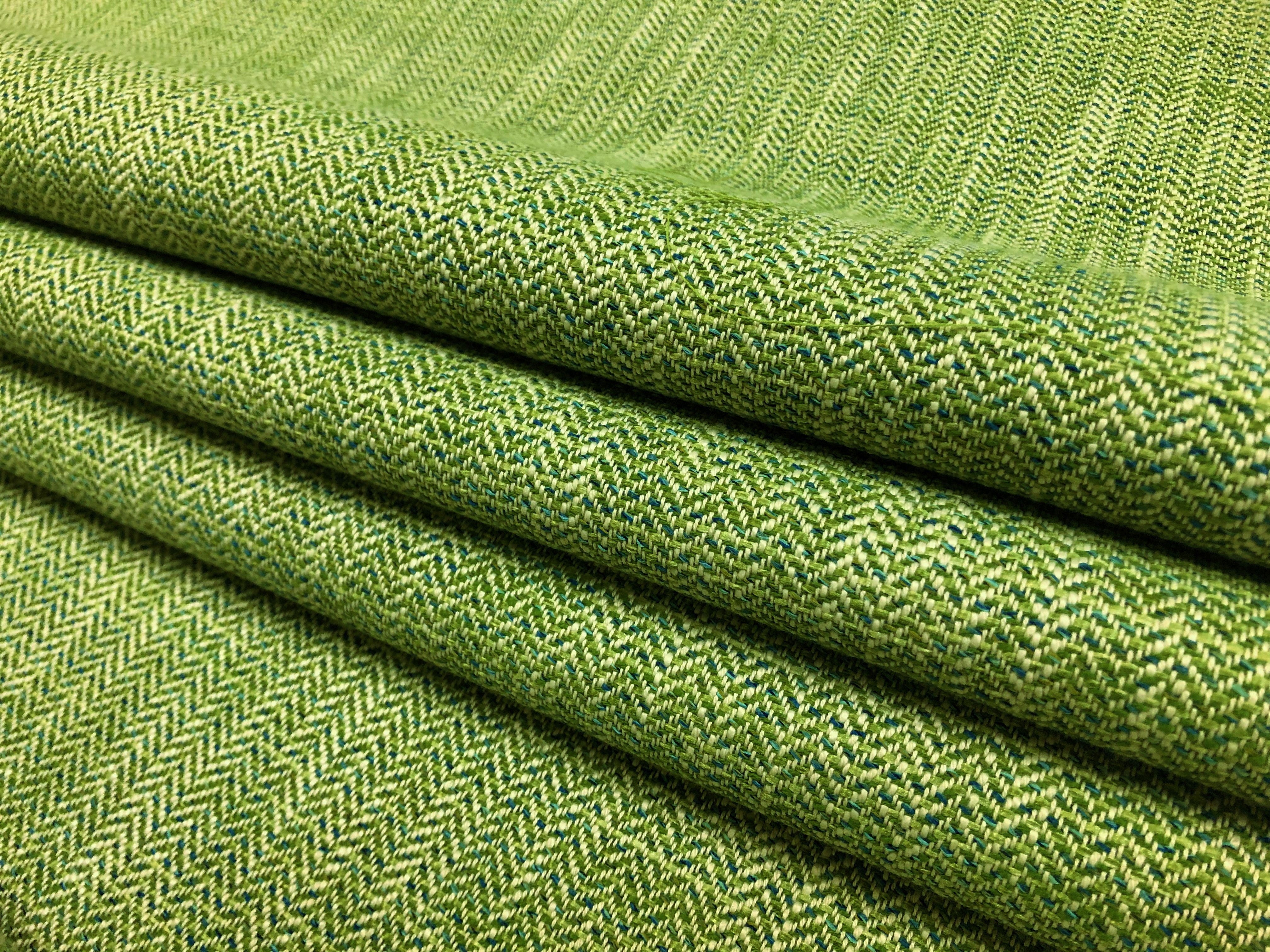 Italian Green Woven Fabric Trim - 0.625