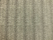 Load image into Gallery viewer, Laura Kirar II Duralee Zebra Ikat Espresso Brown Grey Abstract Chenille Upholstery Fabric