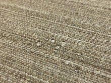 Load image into Gallery viewer, Crypton Water &amp; Stain Resistant Beige Taupe White Tweed MCM Mid Century Modern Upholstery Fabric