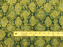 Load image into Gallery viewer, Designer Teal Lime Green Abstract Upholstery Drapery Fabric