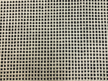 Load image into Gallery viewer, 1 3/4 Yd Groundworks Kelly Wearstler Kumano Weave Ivory Onyx Black Line Upholstery Fabric