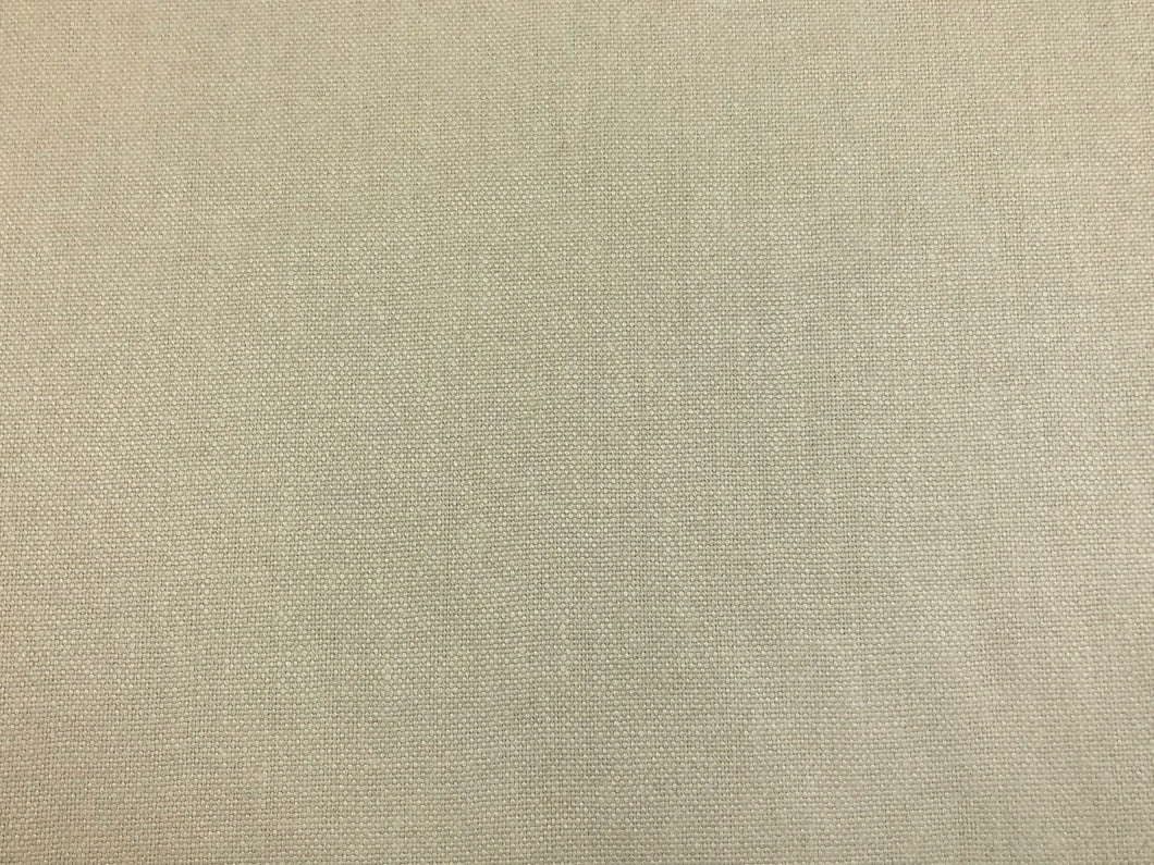 Heavy Duty Belgian Linen Greige Beige Upholstery Fabric