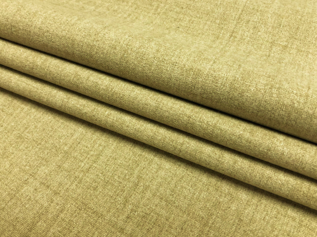 Designer Wheat Beige MCM Mid Century Modern Flannel Upholstery Drapery Fabric
