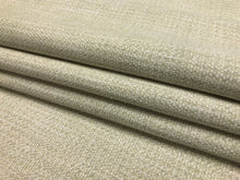 Load image into Gallery viewer, Designer Water &amp; Stain Resistant Linen Flax Ivory Cream Beige MCM Mid Century Modern Tweed Upholstery Fabric