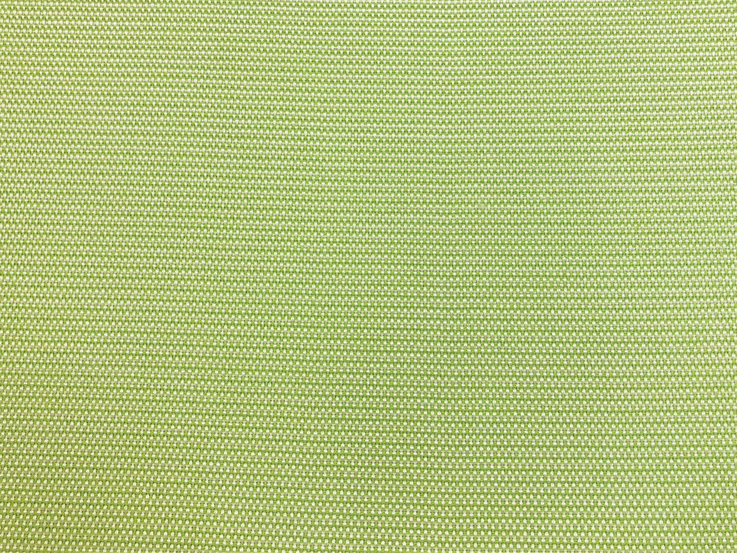 Designer Green Cream MCM Mid Century Modern Basketweave Polypropelene Upholstery Fabric