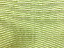 Load image into Gallery viewer, Designer Green Cream MCM Mid Century Modern Basketweave Polypropelene Upholstery Fabric