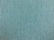 Load image into Gallery viewer, 1 1/2 Yd Designer Turquoise Blue Grey MCM Mid Century Modern Tweed Upholstery Fabric