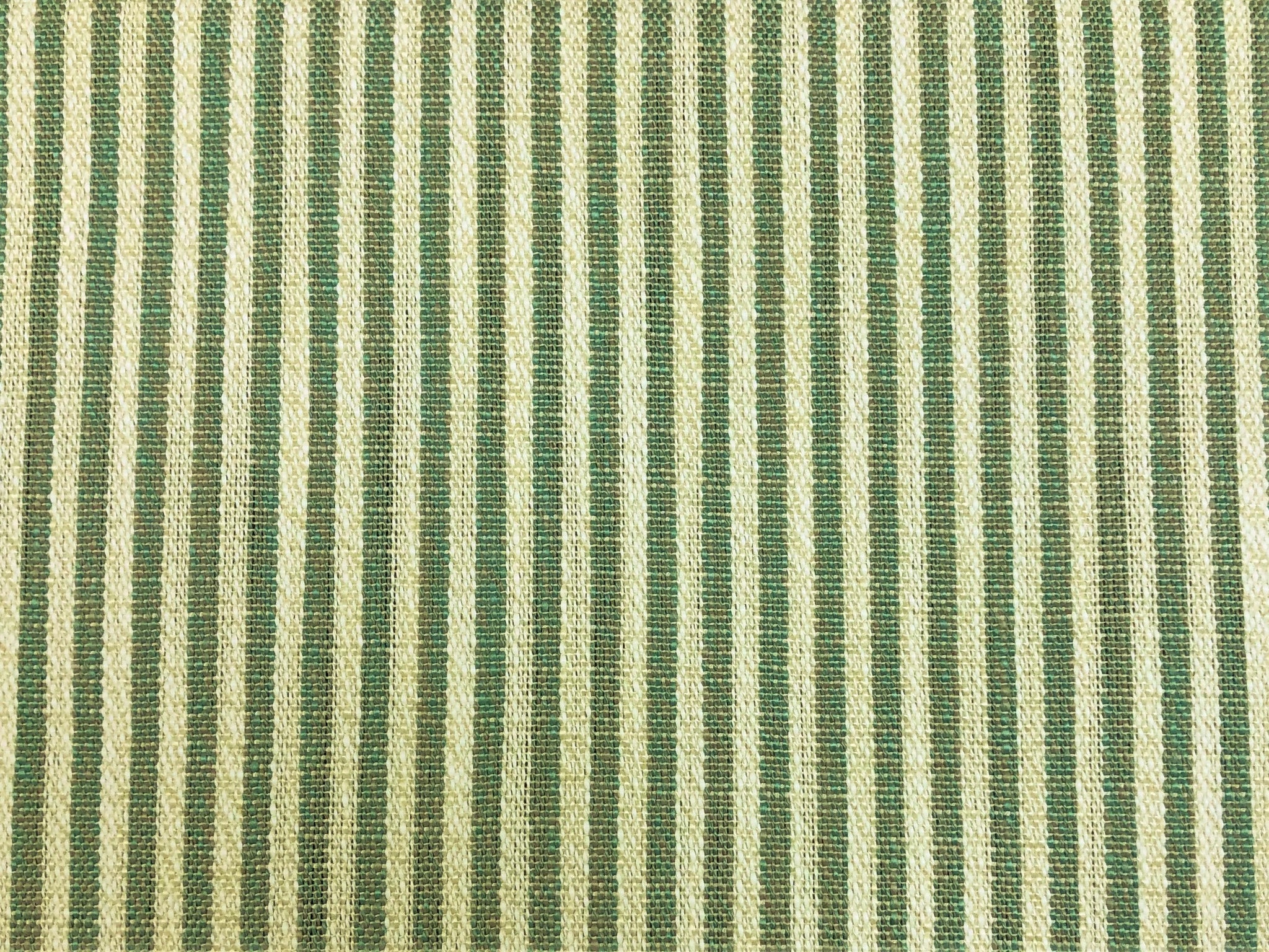 Charcoal Cream Ticking Stripe Fabric, Fabric Bistro, Columbia