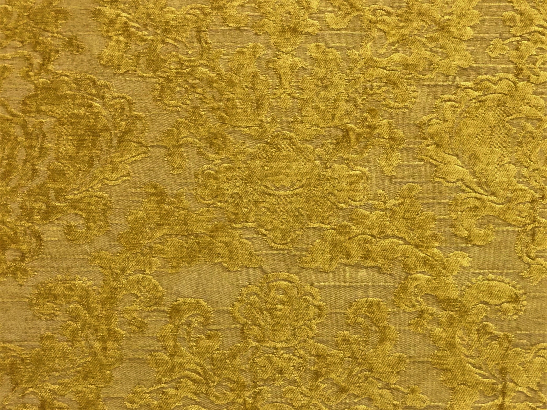 By Yard Lee Jofa cheapest Groundworks Japanese Maple Gilt Gold Silk Damask MSRP 148