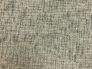 Designer Grey Nubby MCM Mid Century Modern Chenille Upholstery Fabric