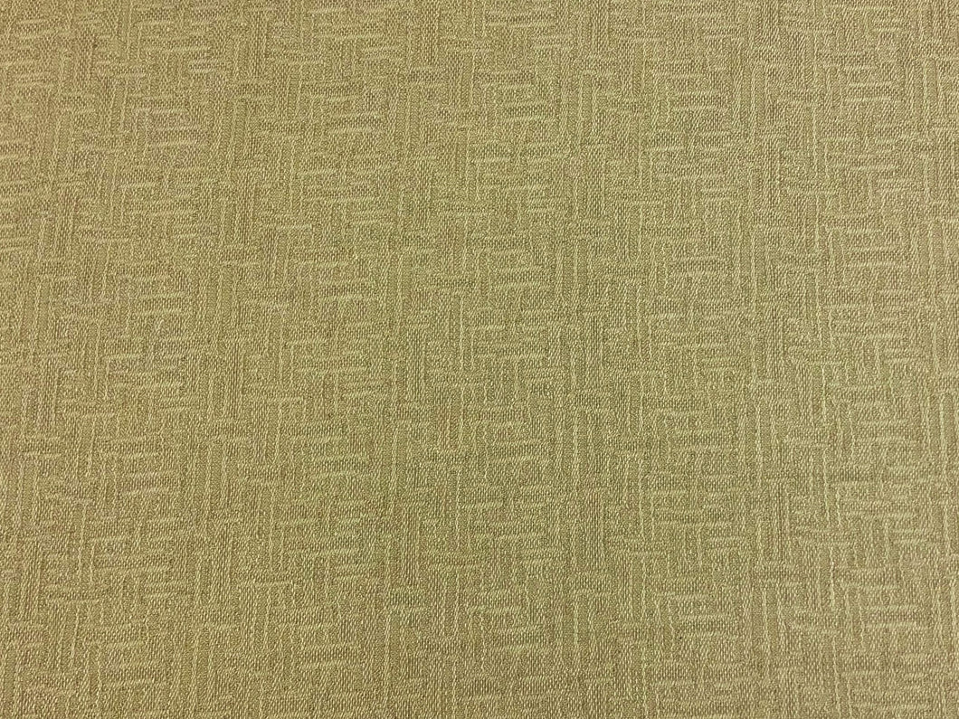 1 1/2 Yd Designer Cotton Viscose Beige Matelasse Upholstery Fabric