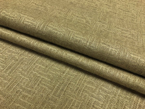 1 1/2 Yd Designer Cotton Viscose Beige Matelasse Upholstery Fabric