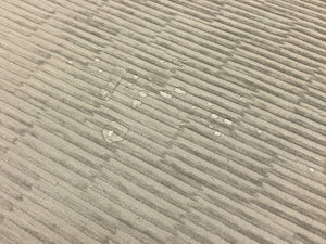 Water & Stain Resistant Silver Grey MCM Mid Century Modern Geometric Abstract Chenille Upholstery Fabric