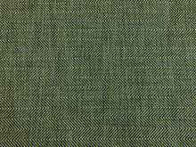 Load image into Gallery viewer, 1 3/4 Yd Kravet Charcoal Grey Navy Beige Herringbone Tweed Upholstery Fabric