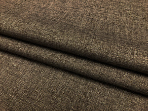 Designer Water & Stain Resistant Mocha Brown MCM Mid Century Modern Tweed Upholstery Fabric