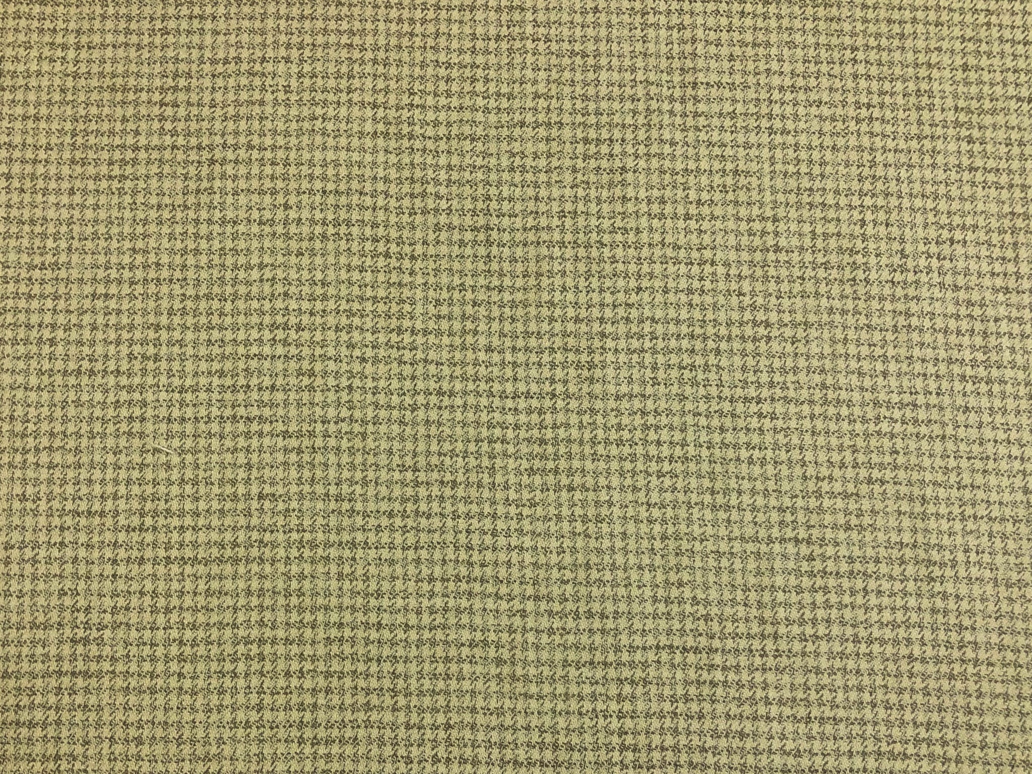 Beige Wool Houndstooth Fabric, Fabric Bistro, Columbia