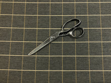 Load image into Gallery viewer, Designer Grey Cream Beige Windowpane Plaid Upholstery Fabric