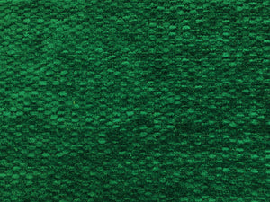 1 1/2 Yd Designer Emerald Green Nubby Chenille Upholstery Fabric