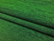 Load image into Gallery viewer, 1 1/2 Yd Designer Emerald Green Nubby Chenille Upholstery Fabric